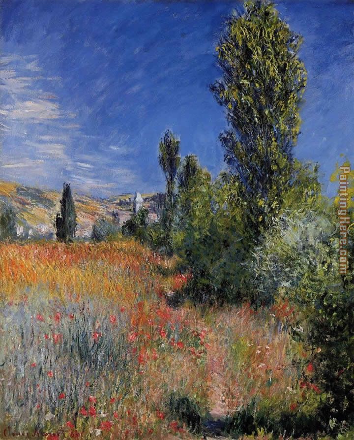 Landscape on the Ile Saint-Martin painting - Claude Monet Landscape on the Ile Saint-Martin art painting